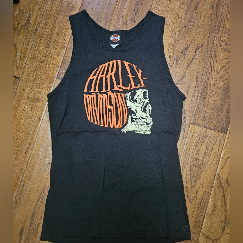 Harley Davidson skull tank Sz M